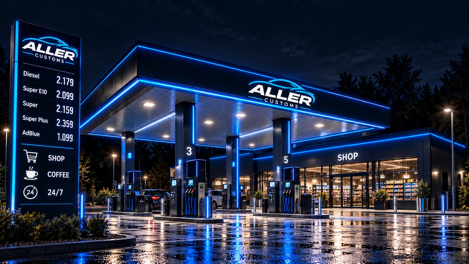 24/7-Tankstelle